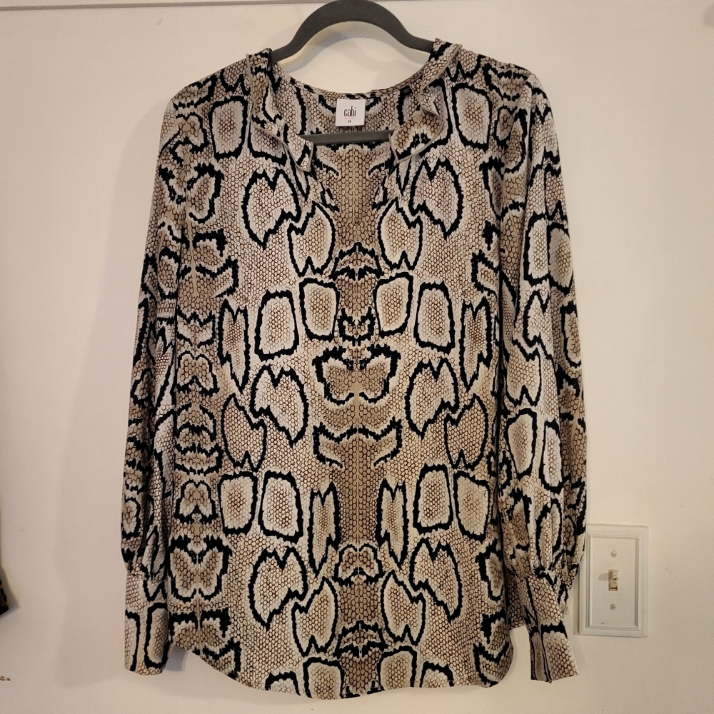Cabi Snake Print Women's Top